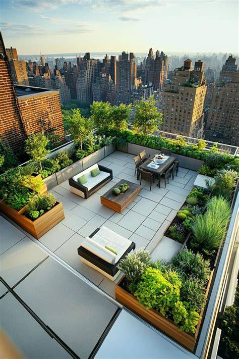 23 Rooftop Garden Revamps for a Modern Urban Oasis - raincitystudios.com