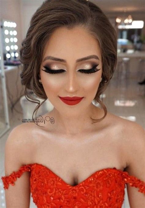 23 Red Dress Makeup Ideas & Hairstyling Tips for Perfect Look