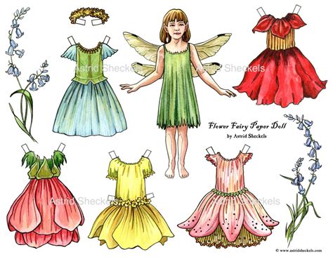 23 Free Fairy Paper Doll Printables Amp Coloring Paper Doll Family Printable - Paper Doll Family Printable