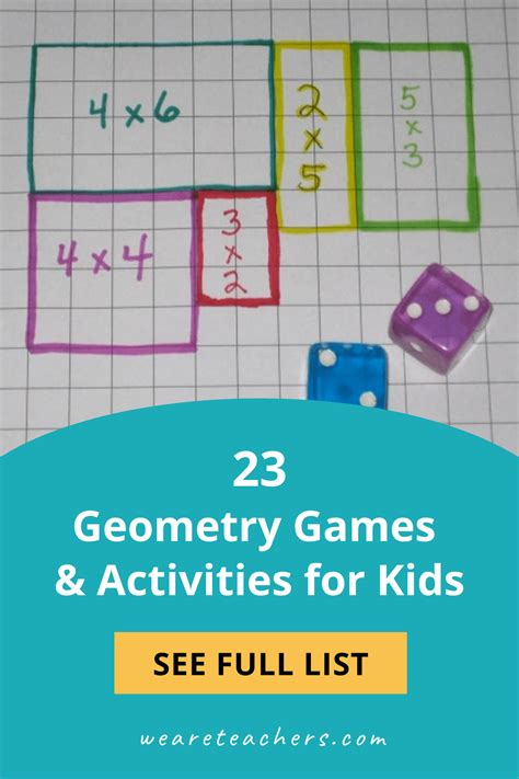 23 Geometry Games Amp Activities Your Students Will Math Activities For School Agers - Math Activities For School Agers