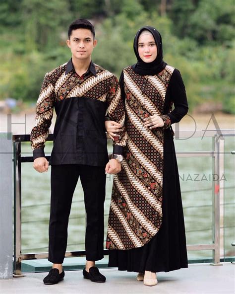 23 Model Baju Gamis Batik Kombinasi Sifon Cantik Baju Batik Jurusan - Baju Batik Jurusan