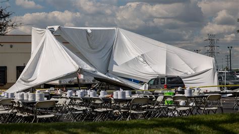 23 people sent to hospital after tent collapse in Bedford Park