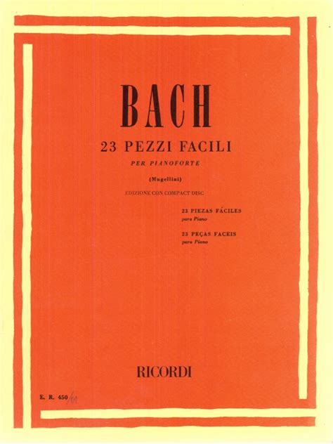 23 Pezzi Facili Bach