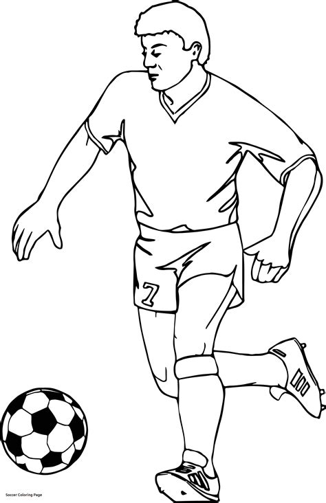 230 Free Printable Soccer Players Coloring Pages Football Player To Color - Football Player To Color