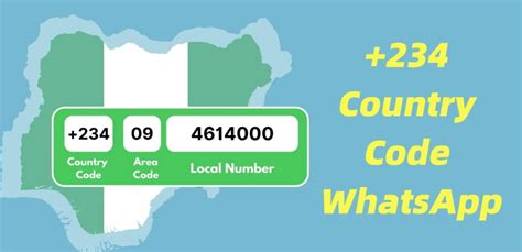 234 Country Code Whatsapp