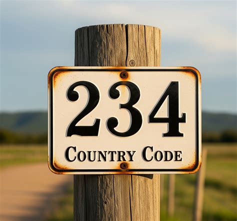 234 Country Dialing Code