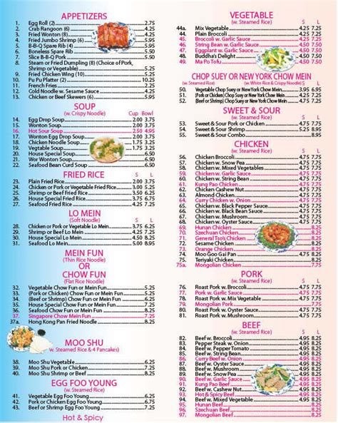 239 Chinese Takeout Menu Premium High Res Photos