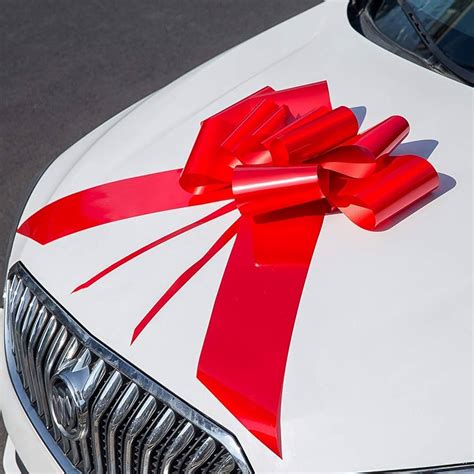 24" Car Bow (Red), Giant Car Bow, Large Car Bow Bow for Car