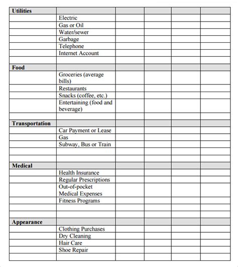 24+ Expense Sheet Sample