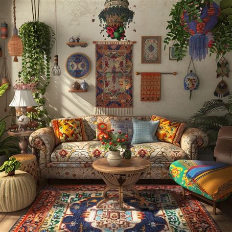 24 Bohemian Interior Design Ideas: Embrace Eclectic Style ... - Florgeous - muktibox.com