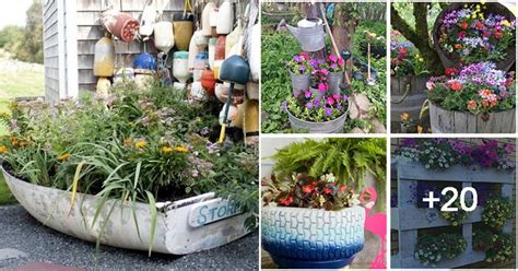 24 Brilliant DIY Recycled Garden Planters - raincitystudios.com