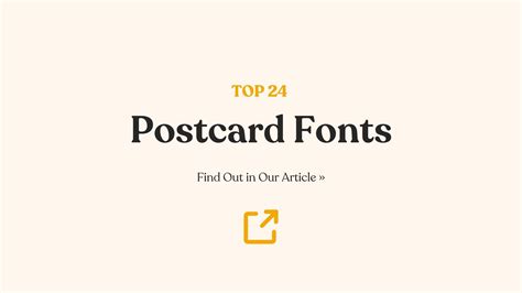24 Essential Fonts for Eye-catching Postcards - Goofy … - muktibox.com