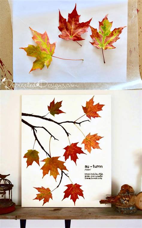 24 Gorgeous Fall Leaf Crafts & Easy DIY … - muktibox.com