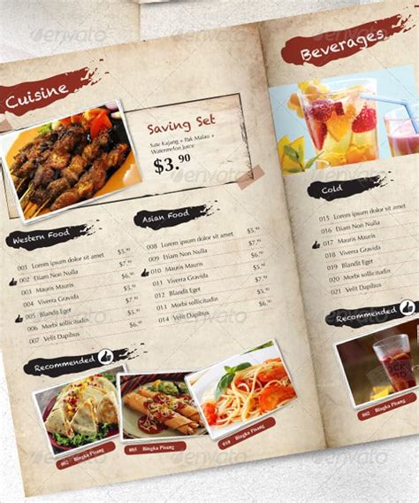 24 Price Menu Templates Free Sample Example Format Download Free Premium Templates