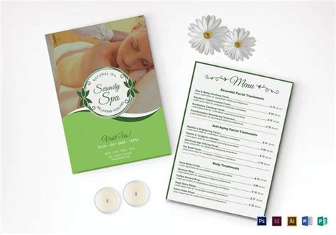 24 Spa Menu Templates Free Sample Example Format Download Free Premium Templates
