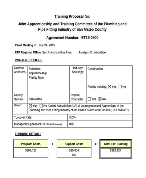 24 Training Proposal Examples In Pdf Ms Word Psd Ai Google Docs Indesign Publisher Examples