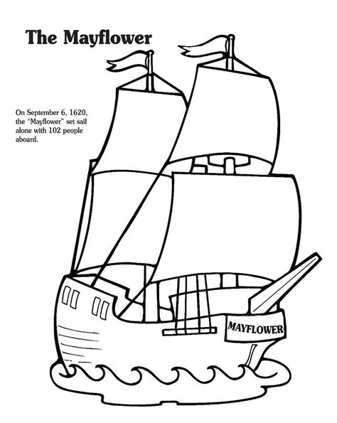 24 Free Printable Mayflower Coloring Pages Pilgrims Mayflower Coloring Pages - Pilgrims Mayflower Coloring Pages