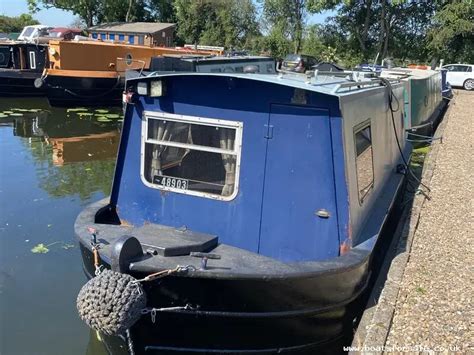 24 ft traditional stern narrowboat built by N&M na for sale