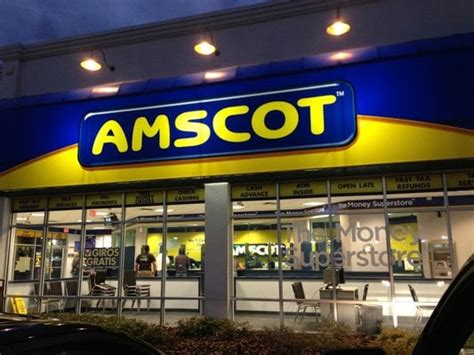 Amscot 190 Sr 436, Casselberry, FL, 32707. Casselberry Notary Services, Cash Advances / Payday Loans, Free Money Orders and Check Cashing. ... More money. More time to pay it back. Finding an Installment Loan near you could be as close as your neighborhood Amscot. ... Open 365 days a year with many 24-hour locations. Amscot is trusted by .... 