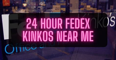 24 hour fedex kinkos near me. Get directions, store hours, and print deals at FedEx Office on 47 E Robinson St, Orlando, FL, 32801. shipping boxes and office supplies available. FedEx Kinkos is now FedEx Office. 
