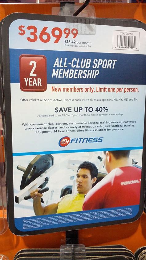 24 hour fitness membership costco. Looks like after holding the price at $369.99 for 2 years, the cost of the 24 Hour Fitness 2-year ALL-CLUB SPORT Membership is increasing again, this time to $399.99. Previously, even though the new price showed up online, you could still purchase the membership at the old (lower) price in the store, at least for about a week or so. … 