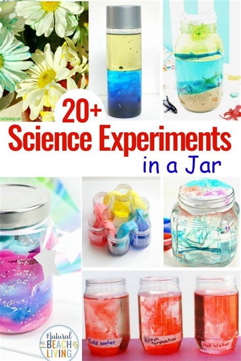 24 Science Experiments In A Jar Natural Beach Science Jars - Science Jars