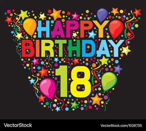 240 Happy 18Th Birthday Clip Art Royalty Free