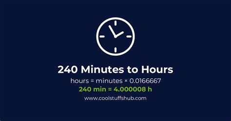 240 Min In Hours
