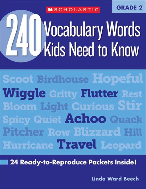 Download 240 Vocabulary Words Kids Need To Know Grade 3 24 Ready To Reproduce Packets That Make Vocabulary Building Fun Effective 