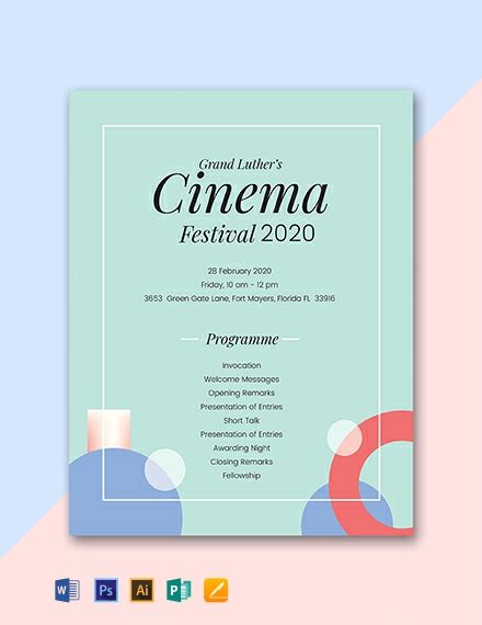 241 Program Templates Free Downloads Template Net