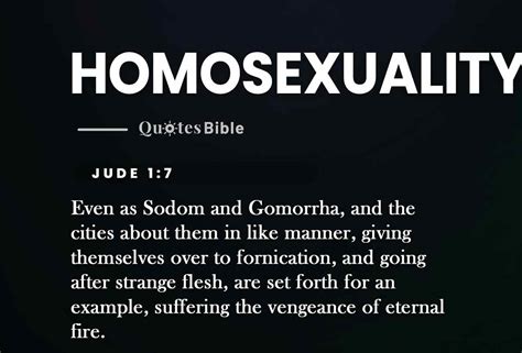 243 Bible Verses about Homosexuality