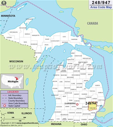 248 area code michigan