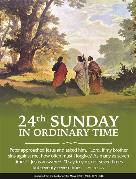 24th Sunday in Ordinary Time (Year A) - Angelus News