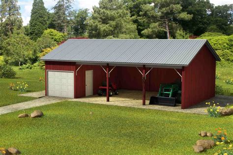 Find your perfect pole barn plans in these free plans: Go Green tip: The very nature of pole barns actually make them green. Most pole barns use a reduced amount of structural materials compared to other types of barns. Also there is a flexibility of interior space since there are no interior walls. This allows for the green aspect of a .... 
