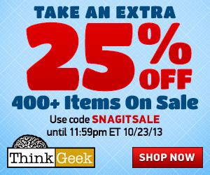 25% Off + Do Good w/ ThinkGeek Promo Codes & Coupons 2024