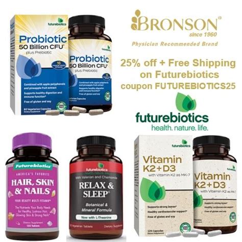 25% off Bronson Vitamins Coupons, Promo Codes Apr - CouponFollow