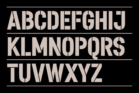 25+ Best Stencil Fonts for Download (Free & Premium) - muktibox.com