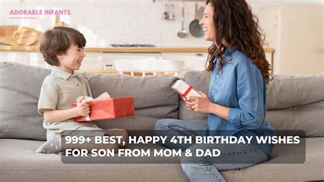 25+ Best Happy 4th Birthday Wishes for Son (Mom & Dad)