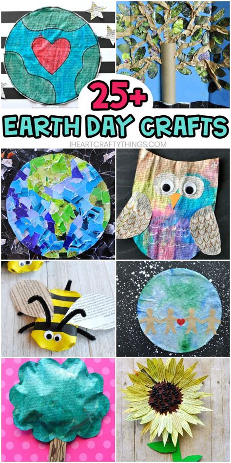 25+ Easy Earth Day Crafts for Kids using Recycled Materials