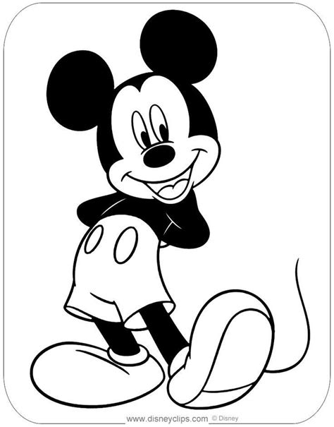 25+ Exclusive Photo of Mickey Coloring Pages