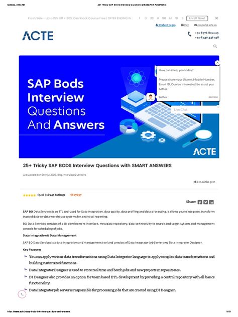 25+ Tricky SAP BODS Interview Questions with SMART ANSWERS …