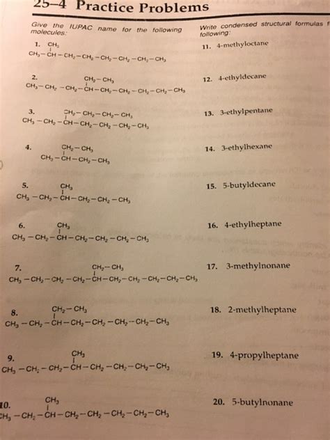 25 4 practice problems chemistry prentice hall