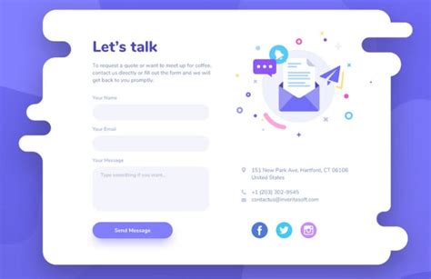 25 Absolutely Creative Contact Form Designs Form design, Web design