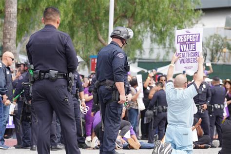 25 Arrests Made In L.A. Kaiser Worker Protest