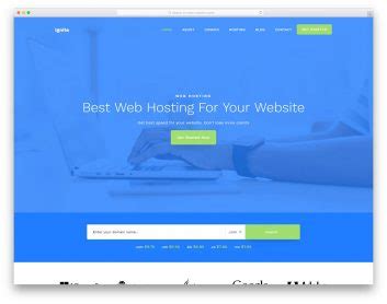 25 Best Web Hosting Website Templates 2021 Colorlib