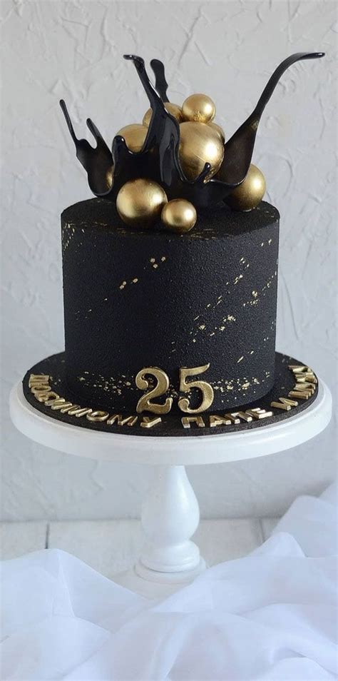 25 Black and gold cakes ideas - Pinterest