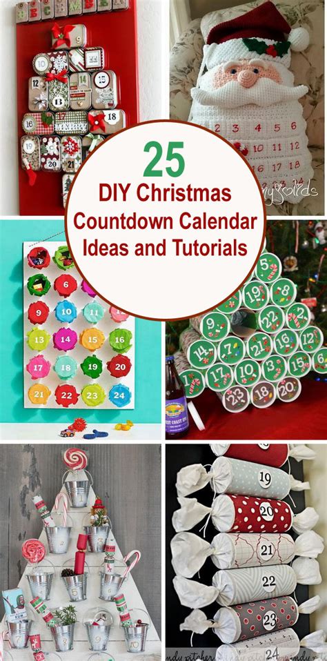 25 DIY Christmas Countdown Calendar Ideas and Tutorials. Christmas