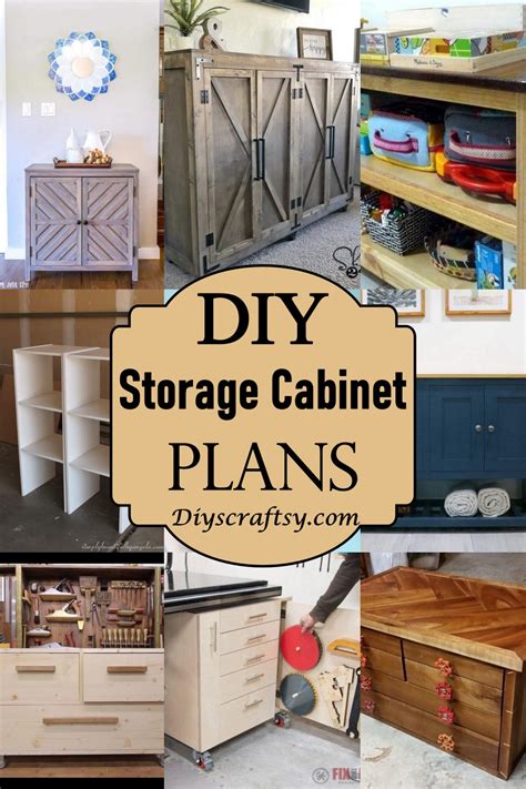 25 DIY Storage Cabinet Plans - DIYS Craftsy