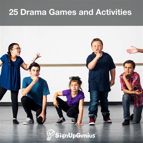 25 Drama Games and Activities - SignUpGenius - muktibox.com