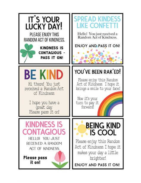 25 Days of Random Acts of Kindness + FREE Printables! Random acts of